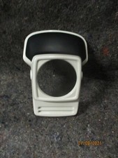 plaque phare blanche vintage neuve ( pour optique diamètre 125mm )  MOTO ENDURO 