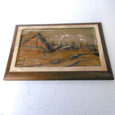 tableau chalet de montagne