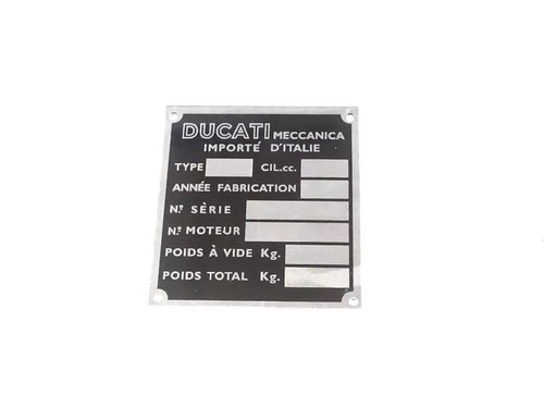 Plaque données - plaque, (cadre)