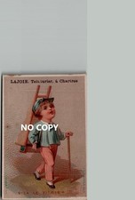 Lot de 3 Chromos LAJOIE Chartres - Scènes enfantines VITRIER et vieux metiers