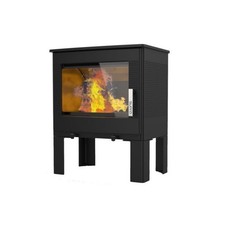 supra poêle à bois fonte 8.7kw noir FR9016140B odélya