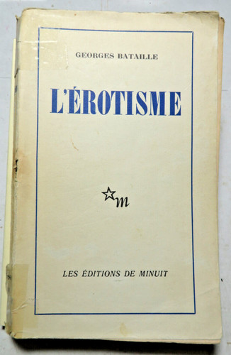 Bataille erotisme de - bataille/l'erotisme/ed,