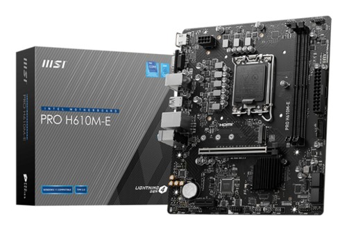 Msi pro h610m carte mère - h610m-e,