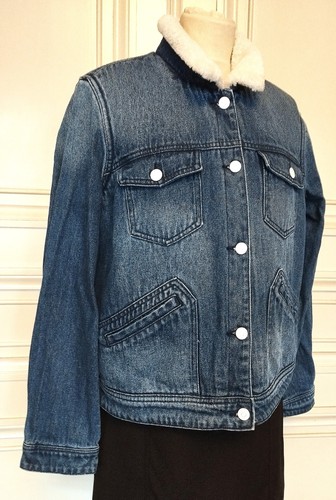 Veste jean fourrée - fourrée, t