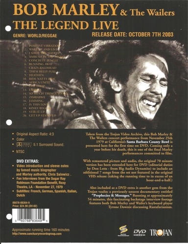Bob marley rare vintage - bob,