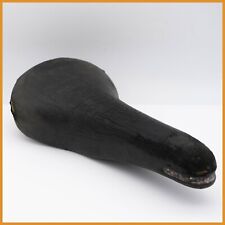 SELLE ITALIA TURBO VINTAGE VÉLO DE ROUTE SELLE VÉLO CUIR MARRON années 80 ann...