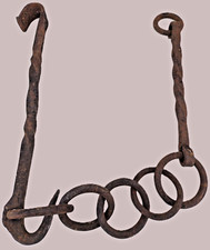 Crémaillère cheminée 19e - crémaillère, de