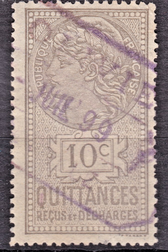 Timbre france fiscal - timbre, 1899