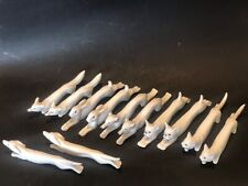 ART DÉCO 12 PORTE COUTEAUX ANIMALIER PORCELAINE GOTHA PFEFFER KNIFE RESTS