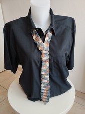 Cravate adulte mixte multicolore fait main