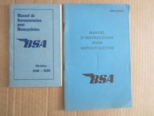 Moto BSA 2 manuels