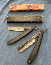 2 Rasoirs Droit Dit Coupe Choux