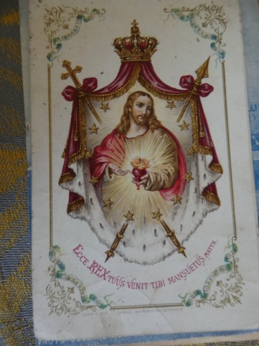 Image pieuse ecce - rex, tuus