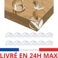 Pack de 12 Transparent BillyBath Protections Coin de Table pour Bébé, Protection