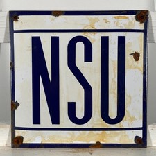 Plaque émaillée NSU -