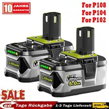 2X 5,0AH Pour Ryobi Batterie
