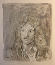 Molière  Signé de Frederic Branka Peintre Coté Akoun