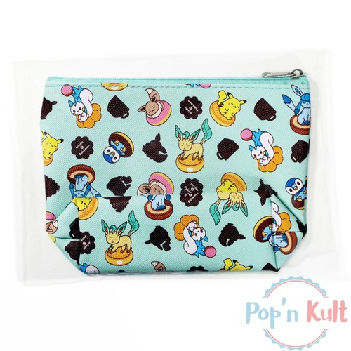 Green pencil case - case, trousse