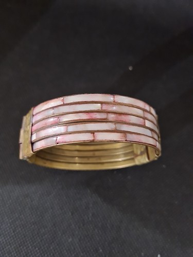 Bracelet rigide vintage - rigide, laiton