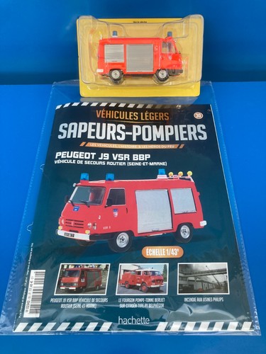 Pompiers 30 peugeot j9 - 1/43,