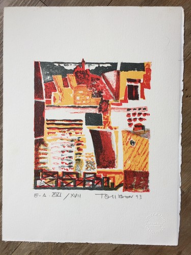 Lithographie originale - lithographie, originale 