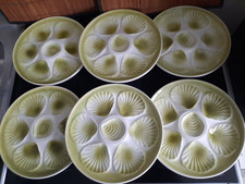 Lot de 6 assiettes à huîtres – Orchies Moulin des Loups