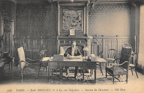 Cpa paris xve ecole breguet - xve,