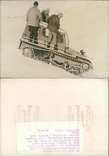 Chenillette de neige, en Suisse Vintage silver print Tirage argentiq