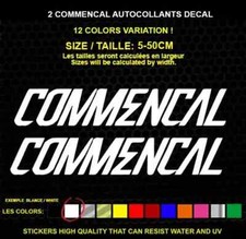 2 COMMENCAL BIKE autocollant