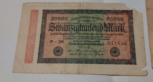 Billet banque allemand - de,