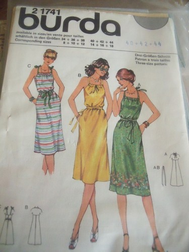 Patron vintage burda robe - ,