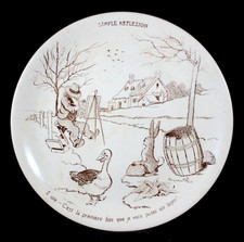 Sarguemines assiette - sarguemines, "