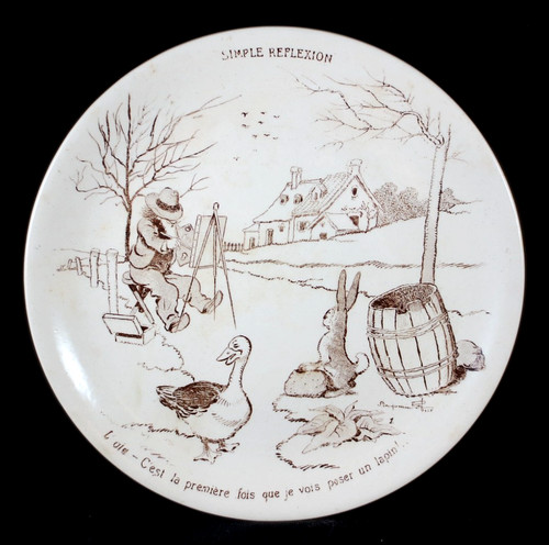 Sarguemines assiette - -,
