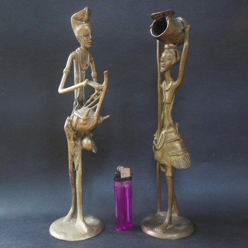 Bronzes africains musiciens - 2,