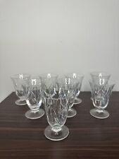 Rare 8 verres cristal de Daum Nancy