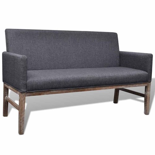 Banquette rembourrée gris