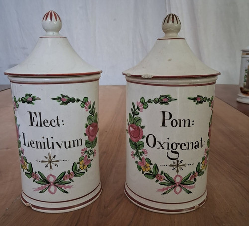 Paire pots pharmacie - paire,