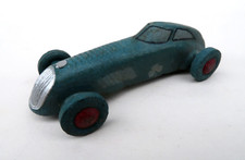 Mercedes W25 Streamlined Record Car Delahaye 1934 Platre et Farine Bleu no JRD