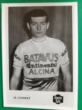 CYCLISME carte cycliste M. GOMERT équipe BATAVUS Continental Alcina