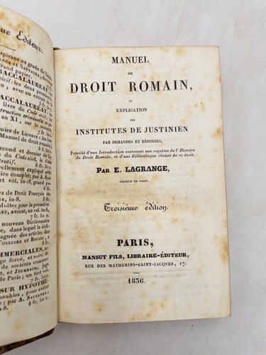Lagrange manuel de droit - -,