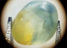 Saphir bicolore bleu jaune