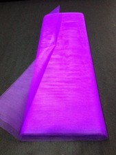 TULLE RIGIDE raide mariage VIOLET au mètre déco habillement largeur 140 cm