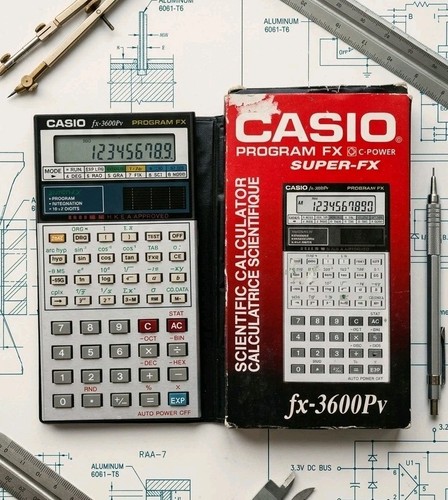 Vintage casio 3600pv - vintage, fx-3600pv