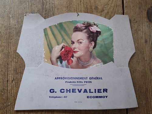Publicité vintage femme pin - vintage,