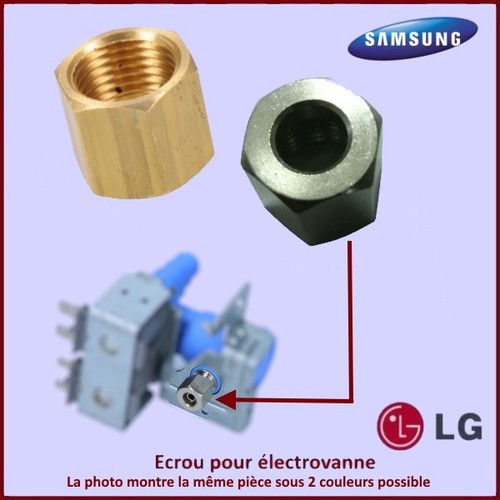 Ecrou electrovanne de - d'electrovanne,