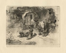 Felix-Hilaire Buhot "Gardiens