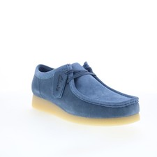 Clarks Wallabee EVO  pour hommes en suede bleu 44