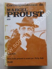 PROUST Marcel - Ph KOLB. Correspondance de Marcel Proust 1920 - Tome 19.