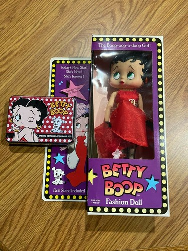 1986 betty boop fashion doll - boop, +