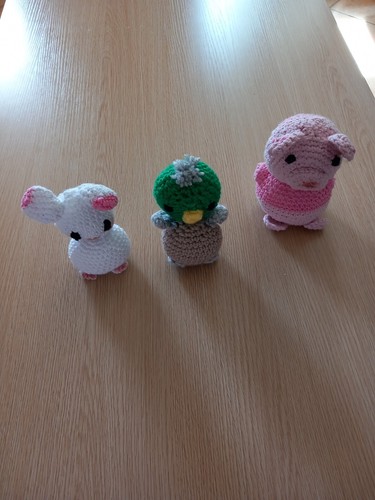 Miniature animaux crochet - miniature, au